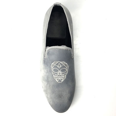 베 Velvet Loafers에 borded 슬리프, 남성 고급 남성 Loafers